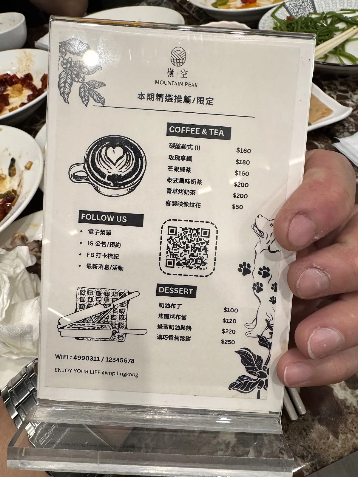 嶺空 景觀餐廳｜桃園夜景 咖啡 熱炒 桌宴 寵物友善 Mountain Peak